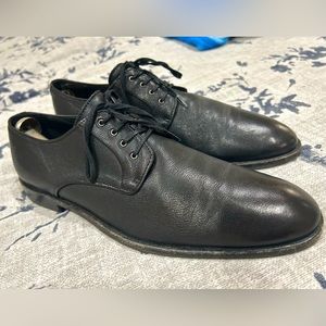 John Varvatos Black Oxfords